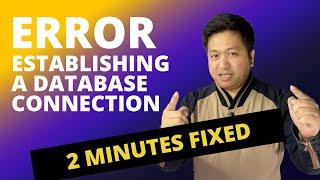 Fixing in 2 Minutes or Less - Error establishing a database connection (Tagalog)