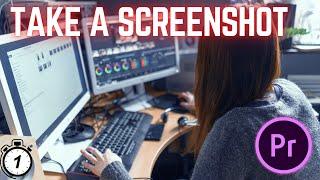 How to take screenshot on Premiere Pro Export Frame