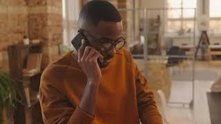 A Person Calling On Phone & Business Call Video | Copyright Free Videos