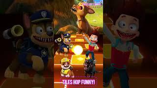 Paw Patrol Scary Chase vs Ryder x Coffin Dance | Tiles Hop EDM Rush #coffindance #tileshop