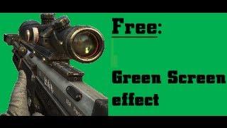 Green Screen effect: DSR 50 sniper