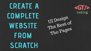 Designing More Pages for Website | Web Development Course