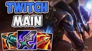 KOREAN CHALLENGER TWITCH MAIN WITH 80% WIN RATE! | CHALLENGER TWITCH ADC GAMEPLAY | Patch 12.10 S12