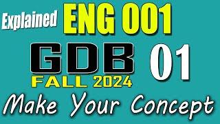 ENG001 GDB 1 Solution 2024 | ENG001 Fall 2024 GDB | VU Scholar