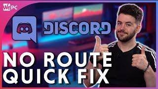 How to fix Discord No Route Error 2021!
