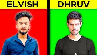 Dhruv Rathe Vs Elvish Yadav 2024 | Comparison