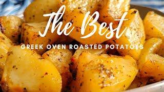 GREEK STYLE OVEN ROASTED POTATOES