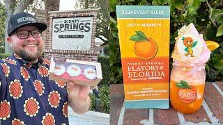 Disney Springs 2024 | NEW Flavors Of Florida Festival & 4th Of July Snacks | Walt Disney World