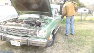 1974 Plymouth Valiant 10yr cold start