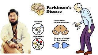 Parkinson's disease pathophysiology and pharmacology by Dr UUT in Urdu/Hindi.