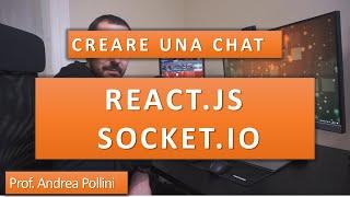 CREARE UNA CHAT con react.js e socket.io (con server node.js) in 1 VIDEO