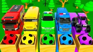 Wheels on the Bus + Rain Song | Yellow School Bus, Learn Numbers | Baby Nursery Rhymes & Kids Songs