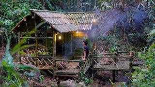 build a shelter in the forest | Avoid wild animals and cooking