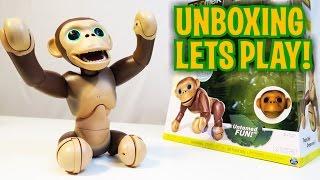 Unboxing & Let's Play - ZOOMER CHIMP - Robot Monkey - Fun Toy like Cozmo!