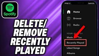 How To Delete or Remove Recently Played On Spotify (2024) - Quick Help