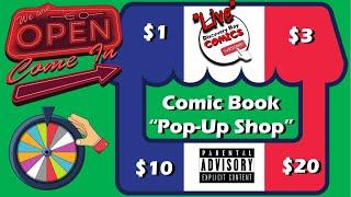 Comic Book Pop-Up Shop!! Comics for sale CHEAP! Marvel , DC, IMAGE & "Spin" for "Free" shipping!!