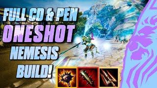 FULL CD AND PEN ONESHOT NEMESIS JUNGLE BUILD! SMITE SEASON 11