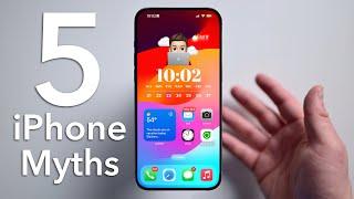 BUSTING 5 Common iPhone Myths! Did You Know All These?!