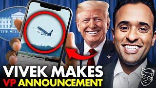 Vivek Makes SHOCK Vice Presidential Announcement As Trump’s Plane Is Spotted Secretly Leaving Ohio️