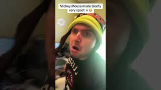 Mickey goes insane until goofy shows up #wow #comedy