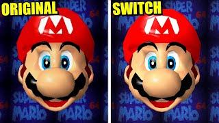 Super Mario 3D All-Stars Comparison (Switch vs Original)