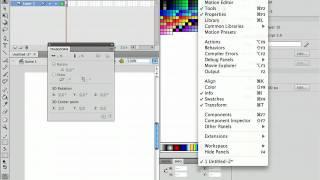 Overview of the Adobe Flash CS4 Interface