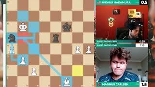 KING ENDGAME!! Magnus Carlsen vs Hikaru Nakamura || Chessable Masters 2025 - SF - G3