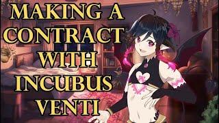 Making a Contract with Incubus Venti~ [Genshin ASMR Roleplay] Listener x Incubus Venti [Romantic]