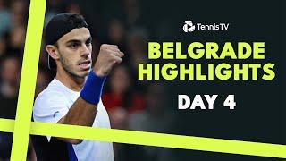 Shapovalov Battles Borges; Cerundolo & Djere Also In Action | Belgrade 2024 Day 4 Highlights