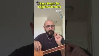 Barış demir,le bağlama dersleri 3ve4 parmak çalışması #bağlama #bağlamadersi