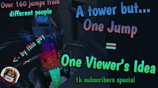 A Tower but One Jump is One Viewer's Idea [Tower of Distinctive Propositions (ToDP)] | Roblox JToH