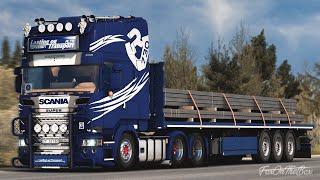 ETS2 1.46 Scania L6 & V8 Open pipe with FKM Exhaust System Sound Mod | Euro Truck Simulator 2 Mod