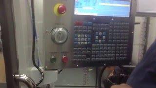 How to set a work offset on a Haas milling machine