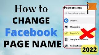 Can't find EDIT INFO - How to change Facebook page name? July 2022