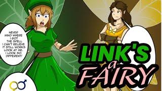 Link's Fairy Spell Part 1: Navi's In Trouble! Fairy Link to the Rescue | Genderswitch | Dub Comic