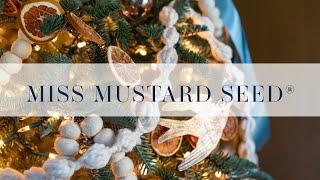 Easy Crochet Bauble Garland (for beginners) | homemade Christmas decor | miss mustard seed