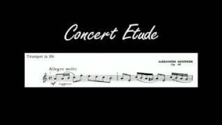 Goedicke - Concert Etude Op. 49 - Trumpet and Piano