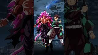 Who is strongest | Goku Black VS Demon Slayer Characters #short #dbs #demonslayer