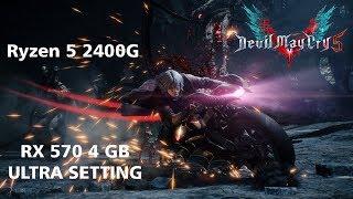 Devil May Cry 5 PC Gameplay Ultra Setting RX 570 Ryzen 5 2400G