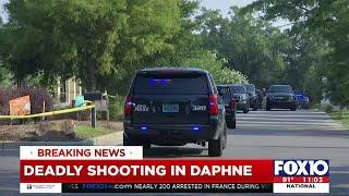 Suspect flees scene after deadly shooting in Daphne