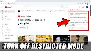 How to Turn OFF Restricted Mode on YouTube (PC/Laptop) | Unlock Restricted Mode