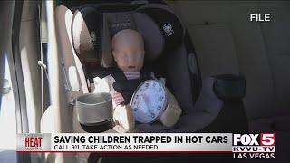 What to do if you see a child locked in a hot car
