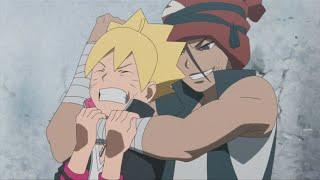 Boruto meets Iwabe & Fights him, Sarada is worried about Boruto getting Injured