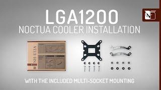 Noctua SecuFirm2™ LGA1200/LGA115x multi-socket CPU cooler installation