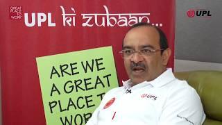 UPL : Great Place To Work :  Anand Vora, Global CFO