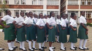 ST THERESA BWANDA GIRLS SCHOOL SINGING FOR SISTER BETTY, THEIR HEADTEACHER