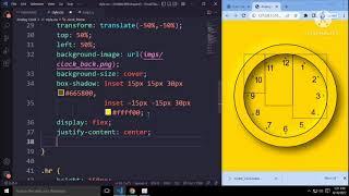 Javascript Analog clock tutorial by Rk.#javascript #webdevelopment