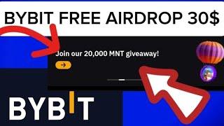 CLAIM FREE 30$ WORTH OF MNT Airdrop ON BYBIT AND SWAP IT IMMEDIATELY AFTER RECEIVING IT.share update