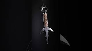 Naruto: Minato Kunai made in 3D using Blender! #naruto #kunai #blender #b3d #3d