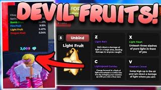 NEW How To Get DEVIL FRUITS In Anime Simulator on Roblox!